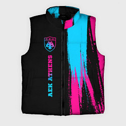 Мужской жилет AEK Athens - neon gradient по-вертикали