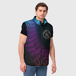 Мужской жилет Ajax футбольная сетка, цвет: 3D-черный — фото 2
