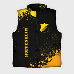 Мужской жилет Hoffenheim - gold gradient вертикально