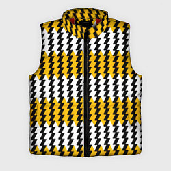 Мужской жилет Вертикальные жёлто-белые полосы