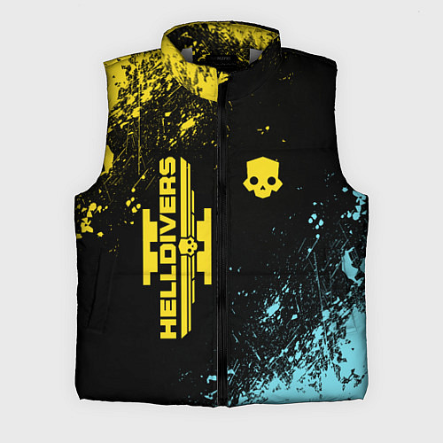 Мужской жилет Helldivers 2: Skull Logo / 3D-Светло-серый – фото 1
