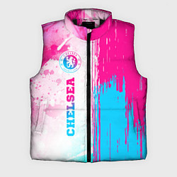 Мужской жилет Chelsea neon gradient style по-вертикали