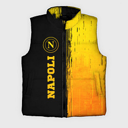 Мужской жилет Napoli - gold gradient по-вертикали