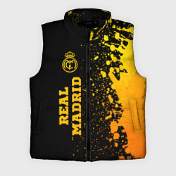 Мужской жилет Real Madrid - gold gradient по-вертикали