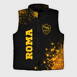 Мужской жилет Roma - gold gradient вертикально, цвет: 3D-черный