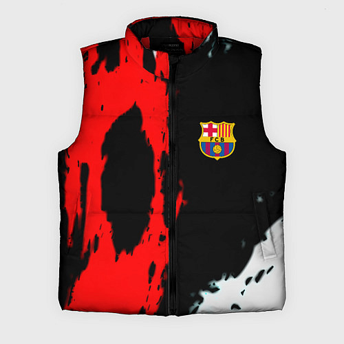 Мужской жилет Barcelona fc краски спорт / 3D-Красный – фото 1