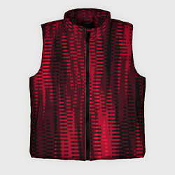 Мужской жилет Тёмный красный абстрактные полосы