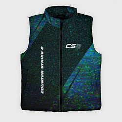 Мужской жилет Counter Strike 2 glitch blue