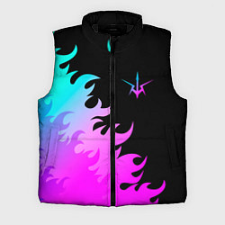 Мужской жилет Code Geass неоновый огонь, цвет: 3D-черный
