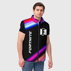 Мужской жилет Fortnite speed game lights, цвет: 3D-черный — фото 2