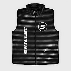 Мужской жилет Skillet metal rock lines, цвет: 3D-черный