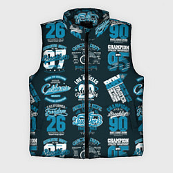 Мужской жилет New York city pattern, цвет: 3D-черный