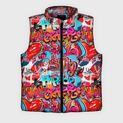 Мужской жилет Hip hop graffiti pattern