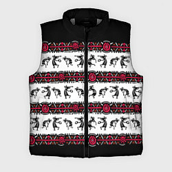Мужской жилет Кокопелли индейцев хайда, цвет: 3D-светло-серый