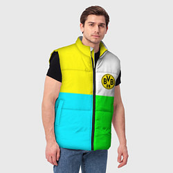 Мужской жилет Borussia color cport, цвет: 3D-черный — фото 2