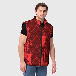 Мужской жилет Абстрактный узор с концепцией, цвет: 3D-черный — фото 2