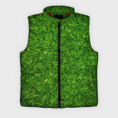 Мужской жилет Текстура газона / 3D-Красный – фото 1