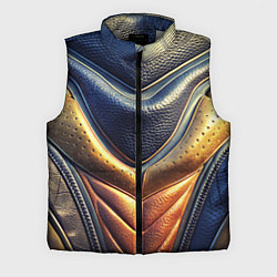 Мужской жилет Футуристический текстурный костюм из кожи