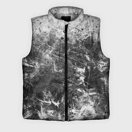 Мужской жилет Абстракция - серый дым / 3D-Светло-серый – фото 1