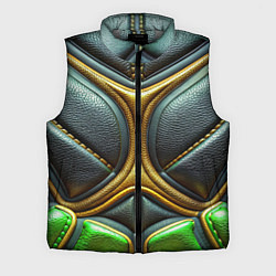 Мужской жилет Футуристичная текстура из кожи