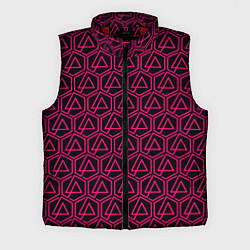 Мужской жилет Linkin park pink logo, цвет: 3D-красный