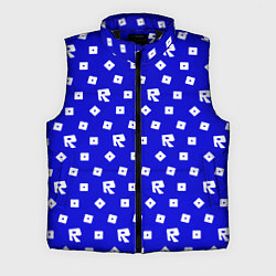 Мужской жилет Roblox blue pattern