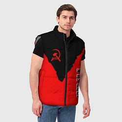 Мужской жилет СССР место рождения краски, цвет: 3D-светло-серый — фото 2