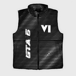 Мужской жилет GTA 6 metal game lines, цвет: 3D-черный