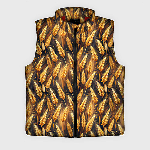 Мужской жилет Золотой колос / 3D-Красный – фото 1