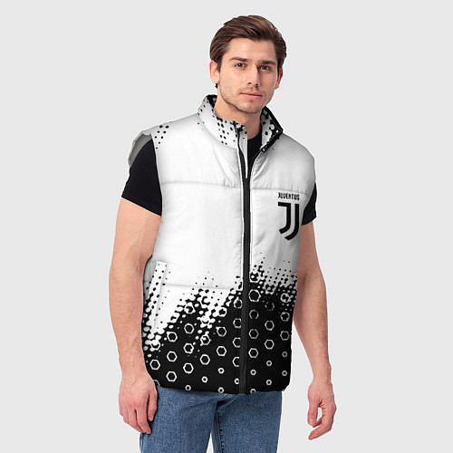 Мужской жилет Juventus sport steel / 3D-Светло-серый – фото 3