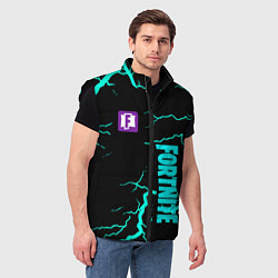 Мужской жилет Fortnite storm games, цвет: 3D-черный — фото 2