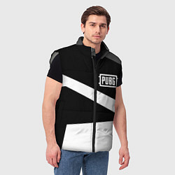 Мужской жилет PUBG online geometry, цвет: 3D-светло-серый — фото 2