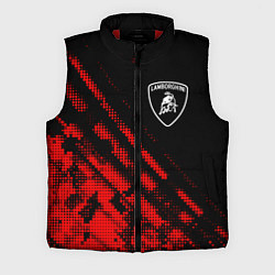 Мужской жилет Lamborghini sport grunge, цвет: 3D-красный