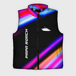 Мужской жилет Papa Roach neon rock lights, цвет: 3D-черный