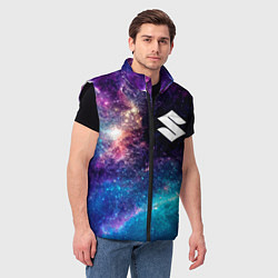 Мужской жилет Suzuki space auto, цвет: 3D-черный — фото 2