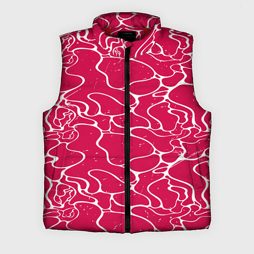 Мужской жилет Яркий абстрактный паттерн для спорта / 3D-Красный – фото 1