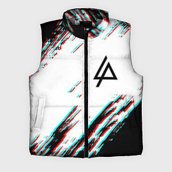 Мужской жилет Linkin park краски глитч
