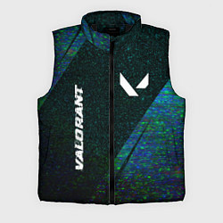 Мужской жилет Valorant glitch blue cybersport