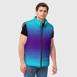 Мужской жилет Градиент из неона, цвет: 3D-светло-серый — фото 2