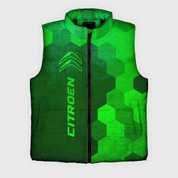 Мужской жилет Citroen - green gradient по-вертикали