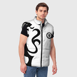 Мужской жилет Chelsea sport fc, цвет: 3D-светло-серый — фото 2