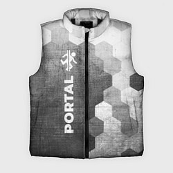 Мужской жилет Portal - grey gradient по-вертикали, цвет: 3D-черный