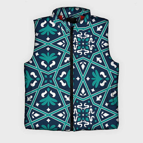 Мужской жилет Геометрический узор арабеска / 3D-Красный – фото 1