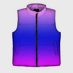 Мужской жилет Неоновая градиент абстракция, цвет: 3D-светло-серый