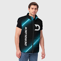 Мужской жилет Deadlock неоновые лампы, цвет: 3D-черный — фото 2