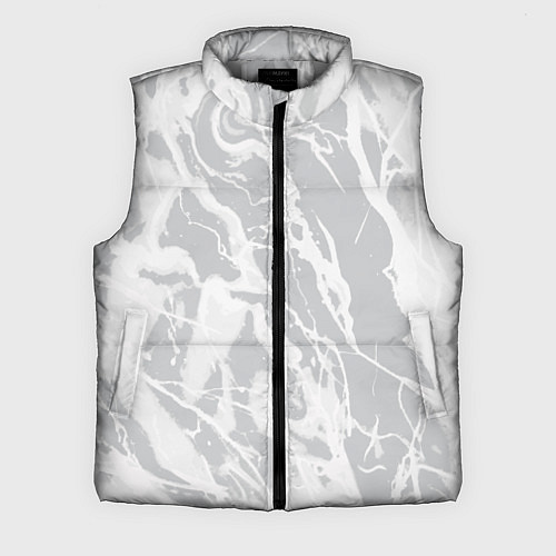 Мужской жилет Светлый серый абстракция / 3D-Светло-серый – фото 1