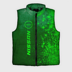 Мужской жилет Nissan - green gradient по-вертикали