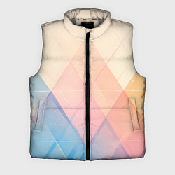Мужской жилет Abstract art - triangle, цвет: 3D-светло-серый