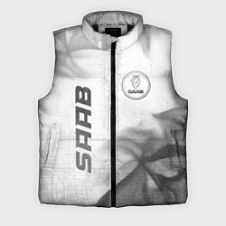 Мужской жилет Saab - white gradient вертикально, цвет: 3D-черный