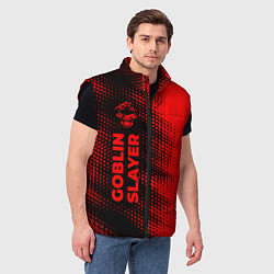 Мужской жилет Goblin Slayer - red gradient по-вертикали, цвет: 3D-черный — фото 2